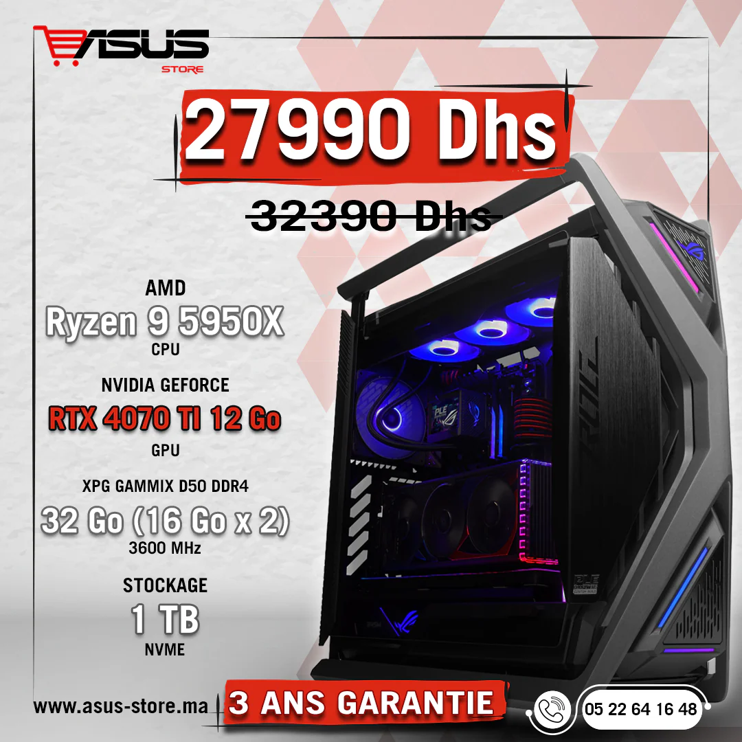 PC GAMER AMD RYZEN 9 5950X-RTX 4070Ti