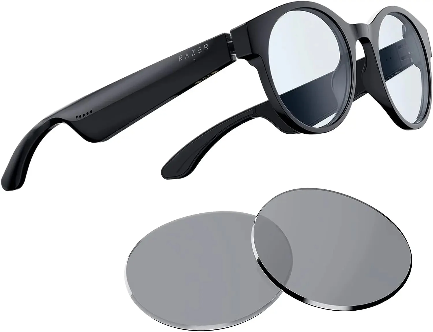 Anzu - Smart Glasses (Round Blue Light + Sunglass L) - Image 3