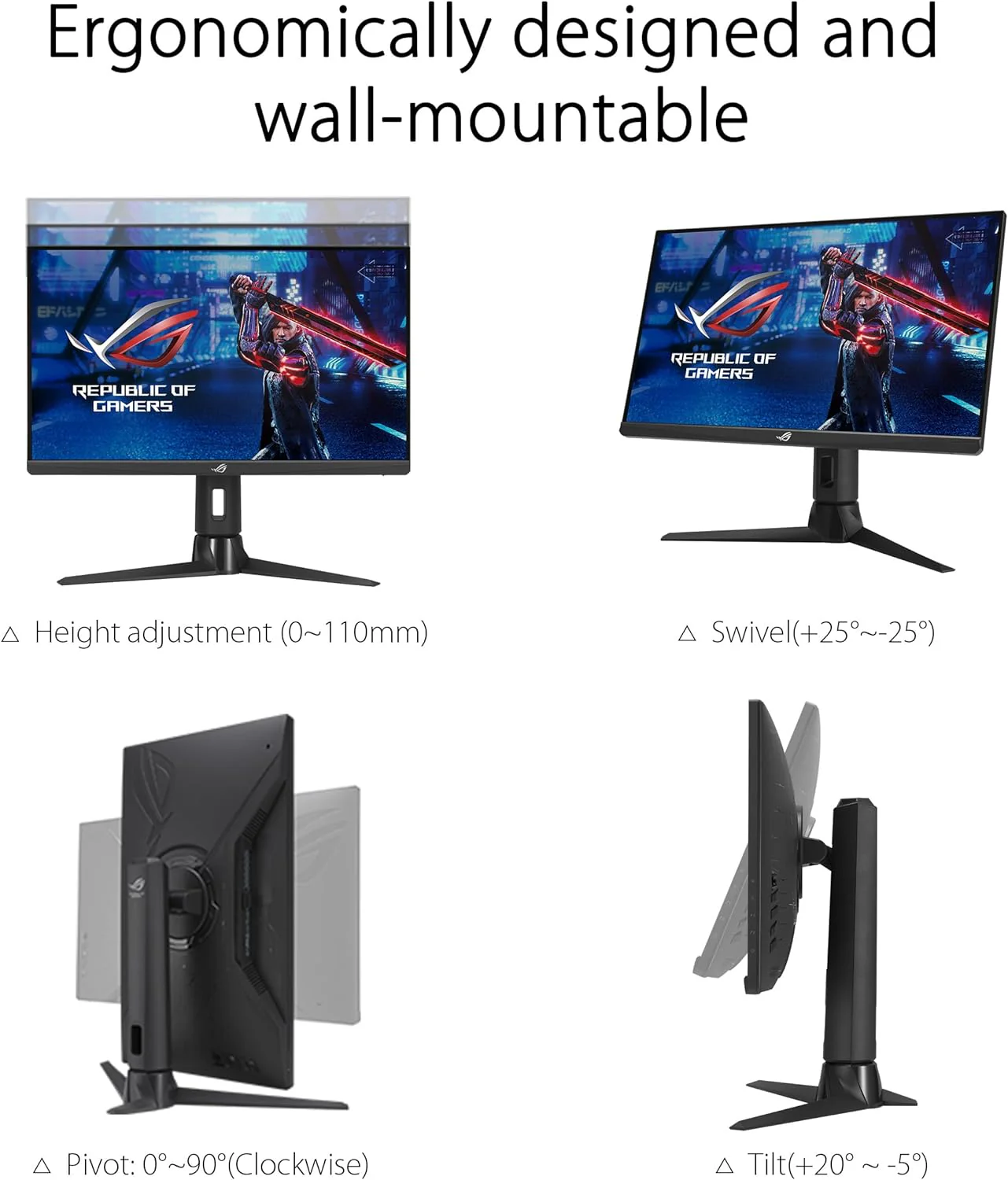 Asus Ecran PC Gaming ROG STRIX 25" Ref: XG259QNS - Image 7