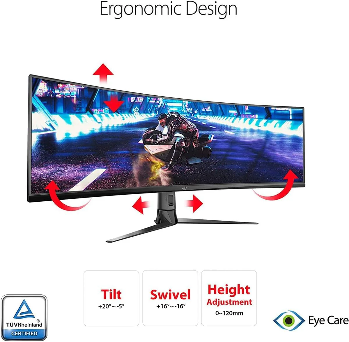 Asus Ecran PC Gaming 49" Ref: XG49VQ - Image 5