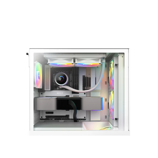 BUNDLE NZXT H5 Flow White + 3xNZXT F120 RGB Core (White) - Image 4