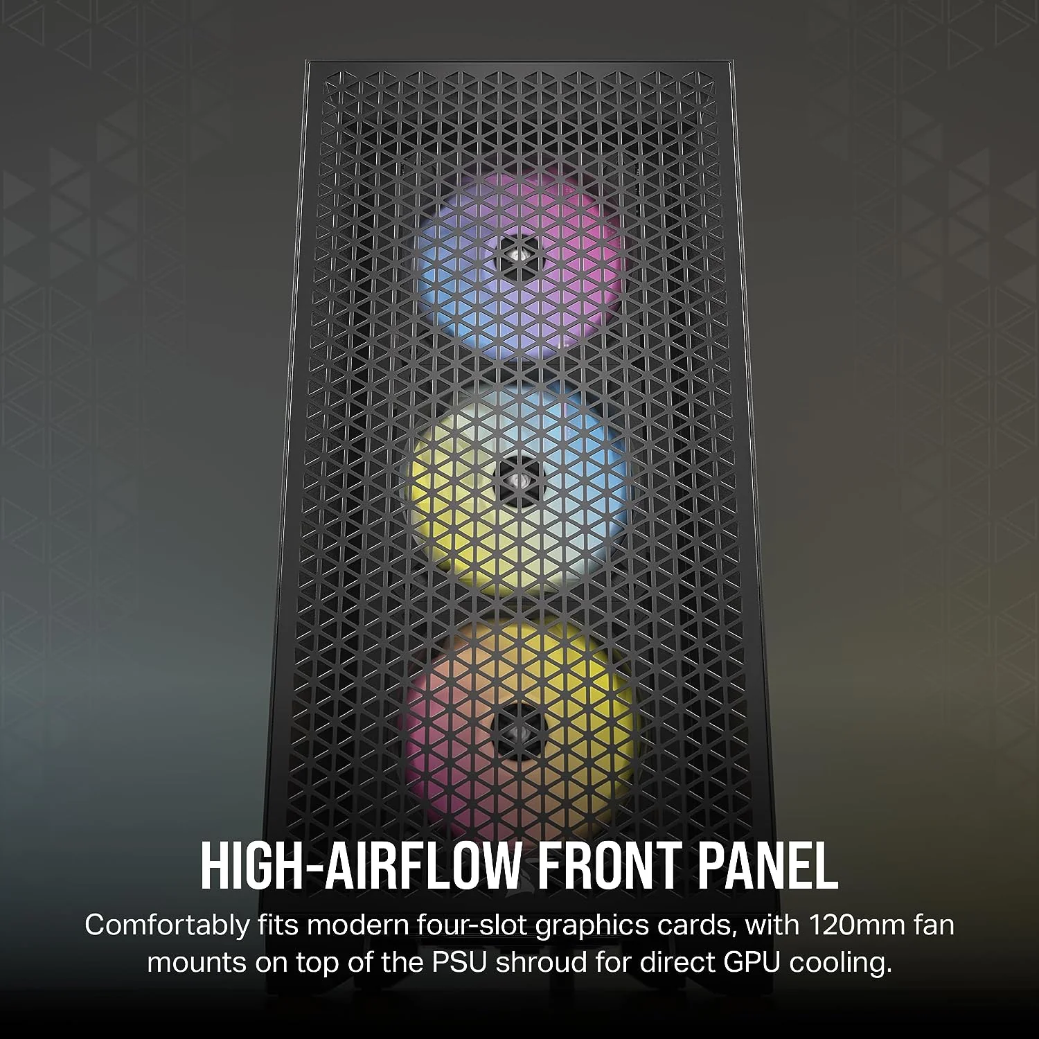 Corsair Boitier 3000D RGB Airflow Mid-Tower Ref: CC-9011255-WW Noir - Image 3
