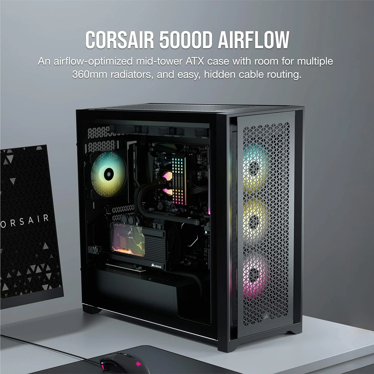 Corsair Boitier 5000D AIRFLOW Ref: CC-9011210-WW Noir - Image 13