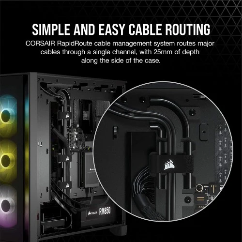 Corsair Boitier iCUE 4000X RGB Ref: CC-9011204-WW Noir - Image 5