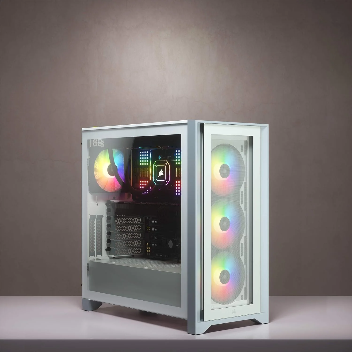 Corsair Boitier iCUE 4000X RGB Ref: CC-9011205-WW Blanc - Image 16