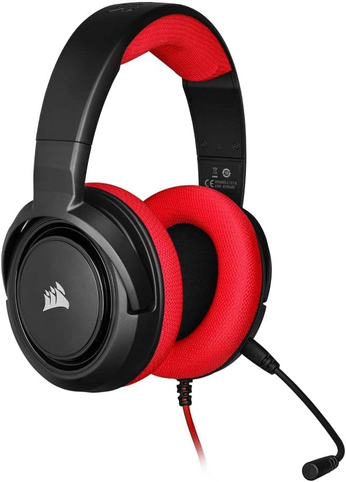 Corsair Casque HS35 Stereo Rouge Ref: CA-9011198-EU - Image 9