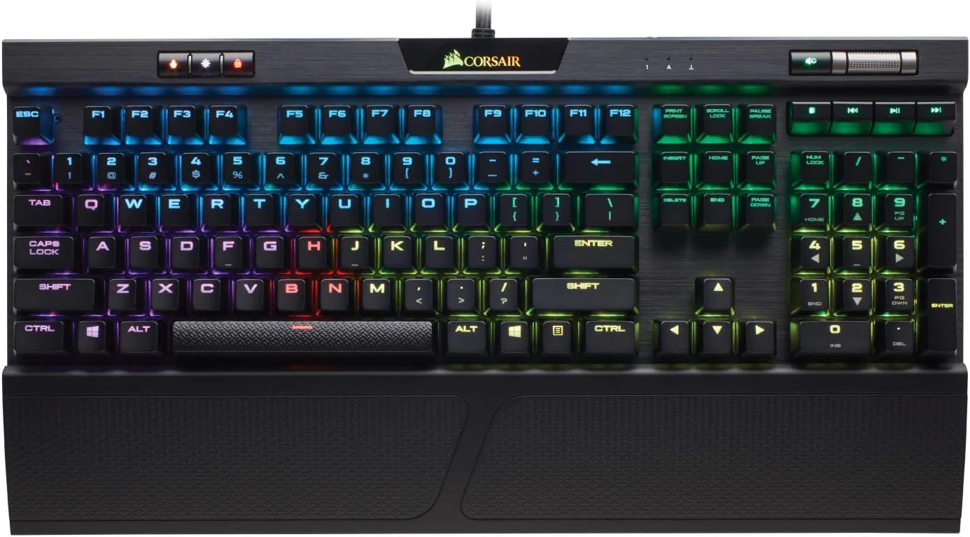 Corsair Clavier K70 RGB MK.2 Cherry MX Rouge FR Ref: CH-9109010-FR - Image 4