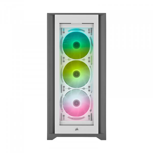 Corsair iCUE 5000X RGB Tempered Glass (Blanc) - Image 2