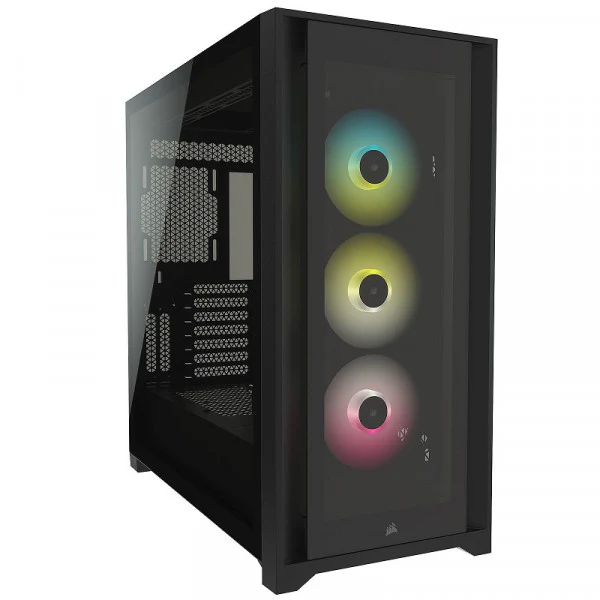 Corsair iCUE 5000X RGB Tempered Glass (Noir) - Image 3