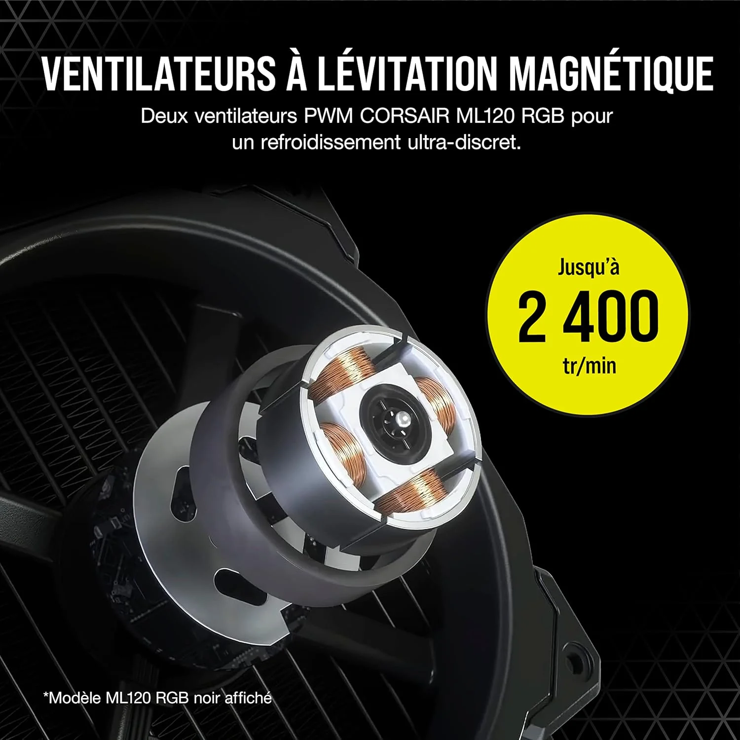 Corsair Refroidisseur Liquide CPU H100i ELT CAP Ref: CW-9060050-WW Blanc - Image 7