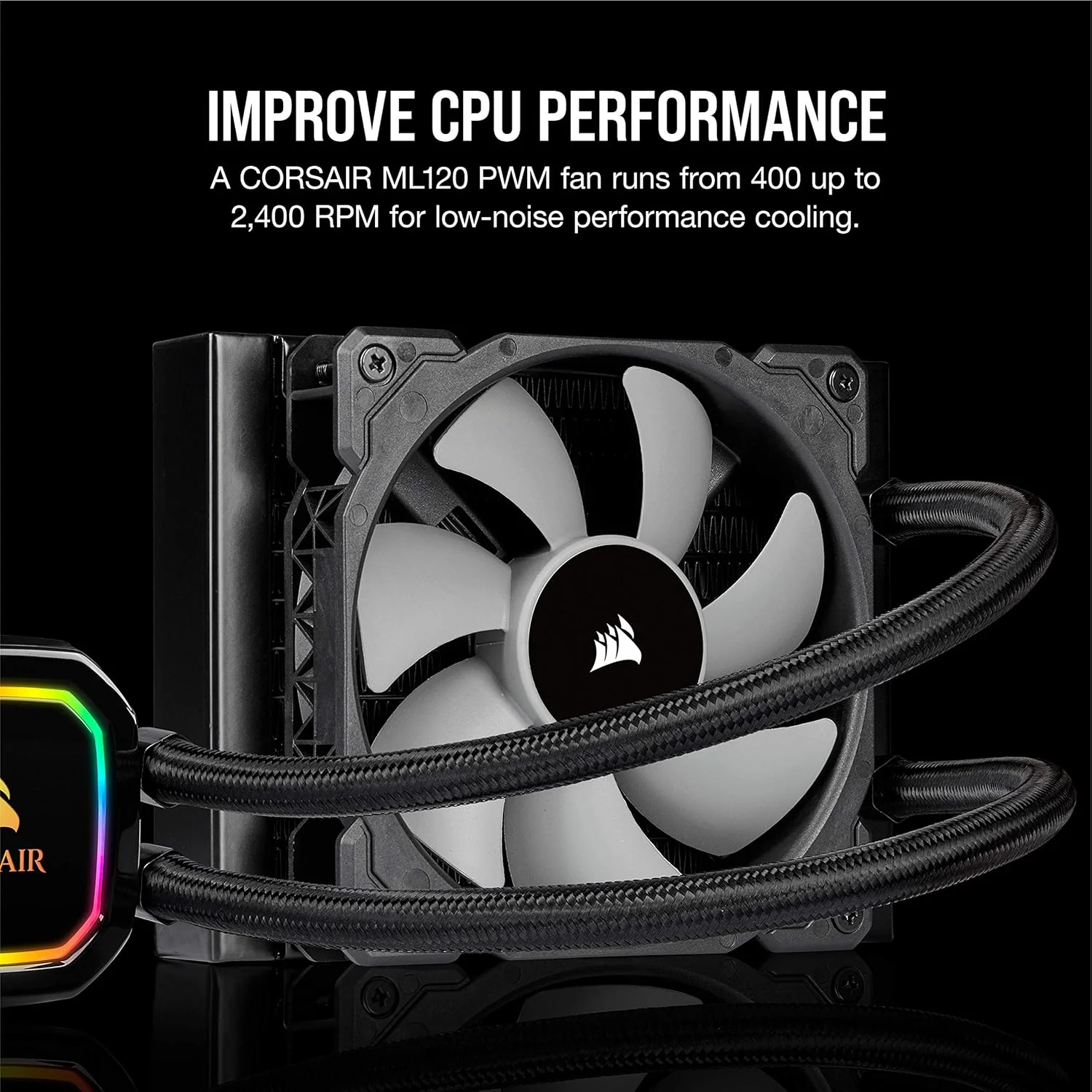 Corsair Refroidisseur Liquide CPU H60i RGB Ref: CW-9060049-WW Noir - Image 10