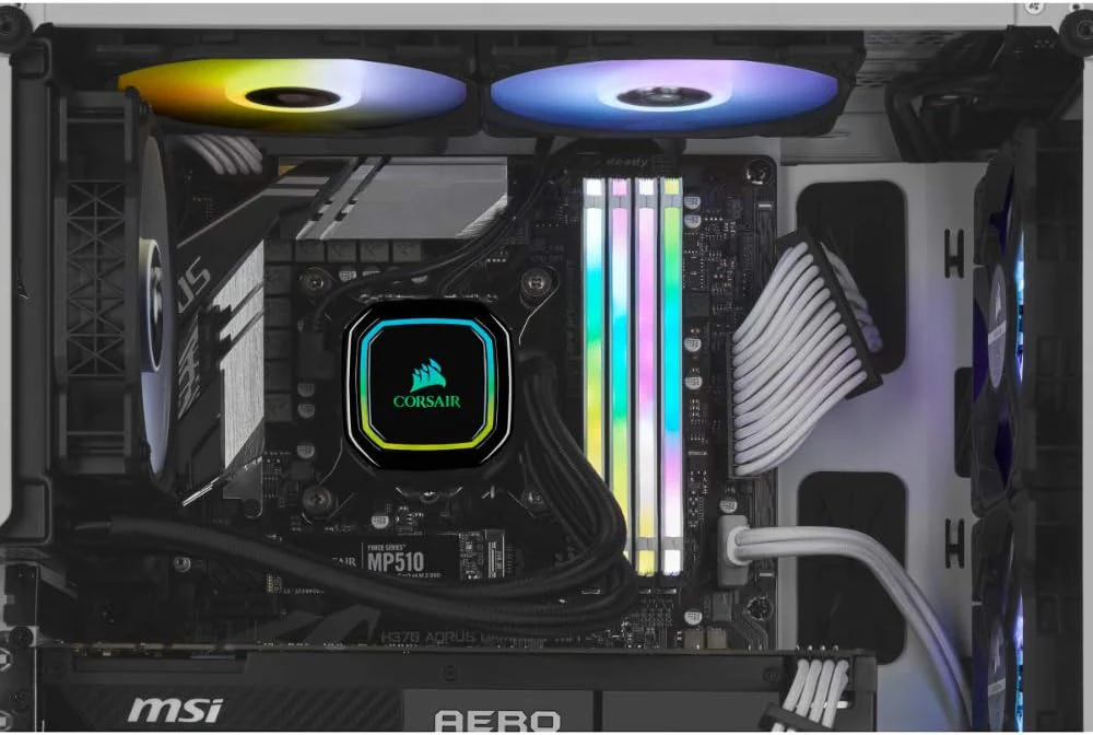 Corsair Refroidisseur Liquide CPU H60i RGB Ref: CW-9060049-WW Noir - Image 6