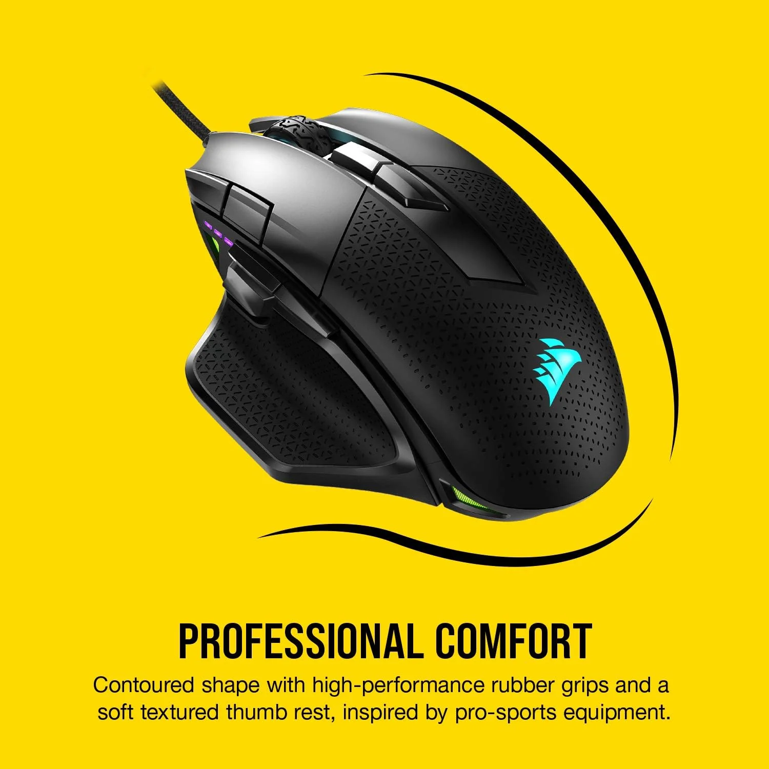 Corsair Souris Nightsword RGB Noir Ref: CH-9306011-EU - Image 3