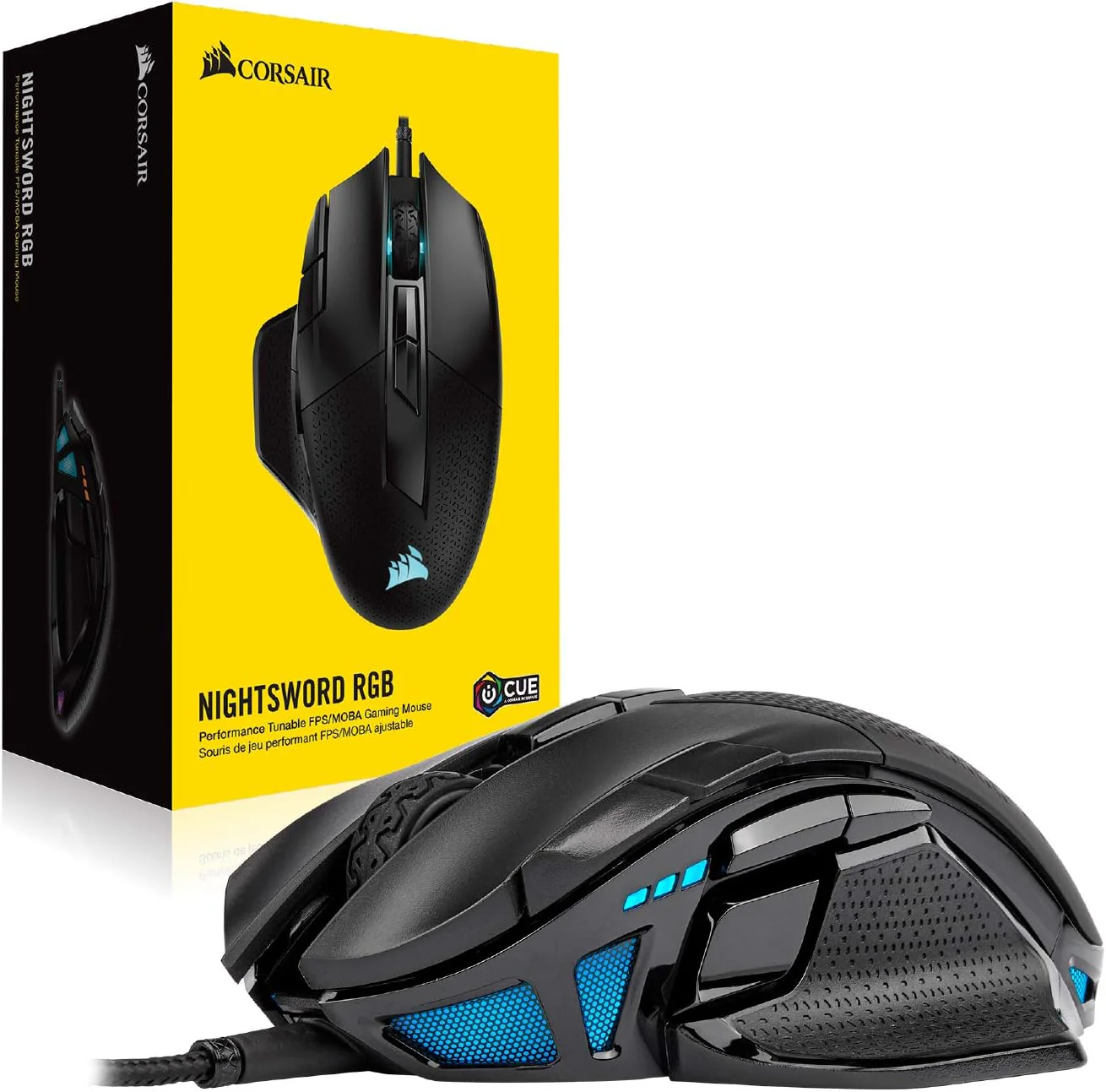 Corsair Souris Nightsword RGB Noir Ref: CH-9306011-EU - Image 6