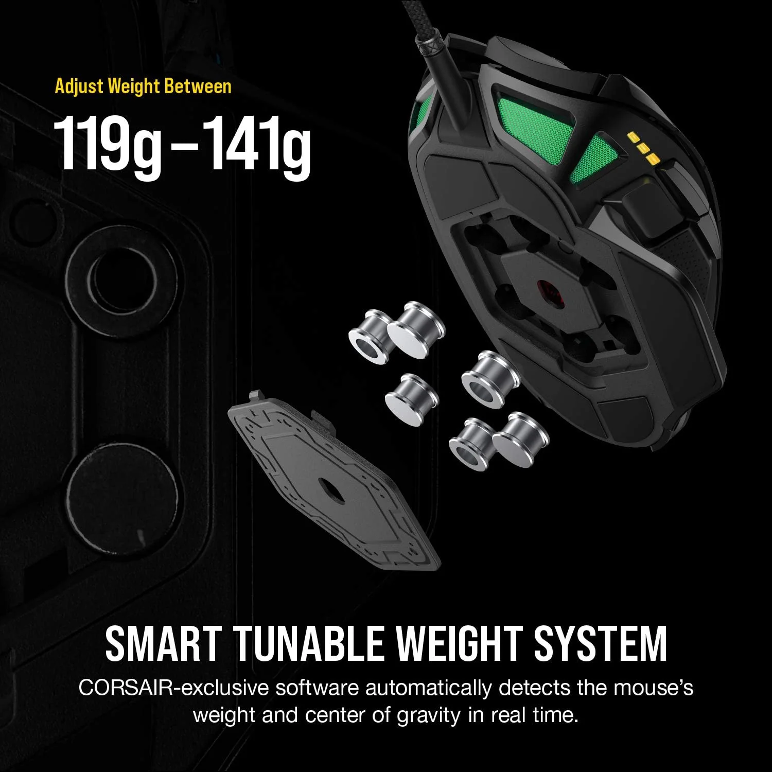 Corsair Souris Nightsword RGB Noir Ref: CH-9306011-EU - Image 8