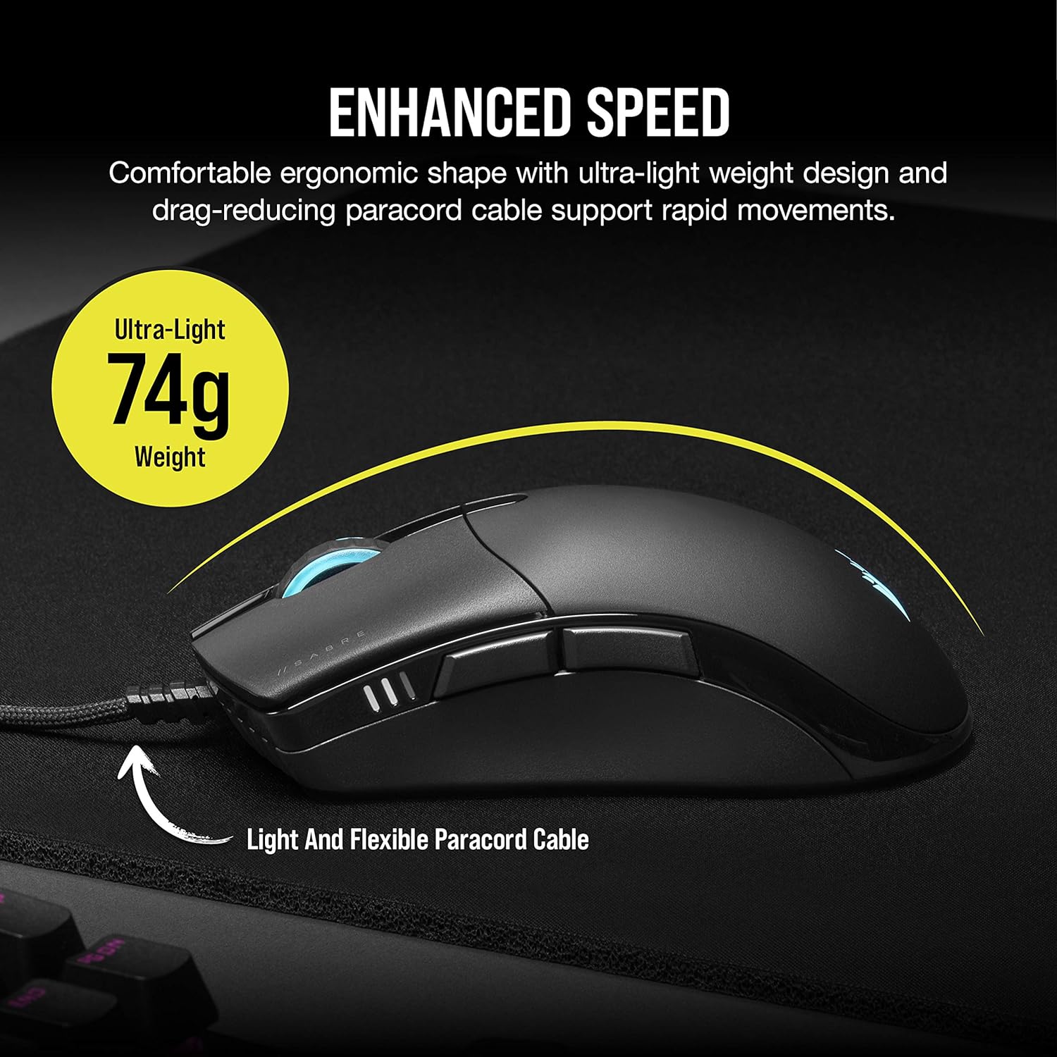 Corsair Souris Sabre RGB PRO Champion Series Ultra-Light FPS/MOBA Ref: CH-9303111-EU - Image 10
