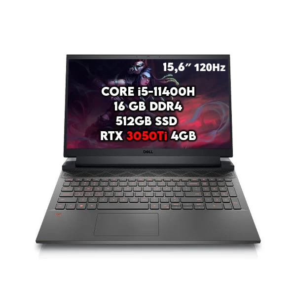 Dell G15 5511 - Core™ i5 11th, RTX 3050Ti, 16GB, 512GB