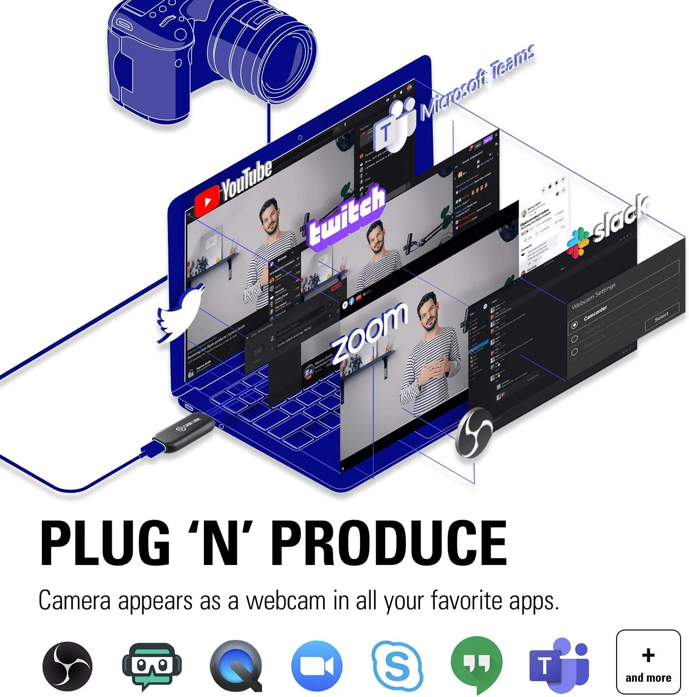 Elgato Adaptateur USB Cam Link 4K Ref: 10GAM9901 - Image 8