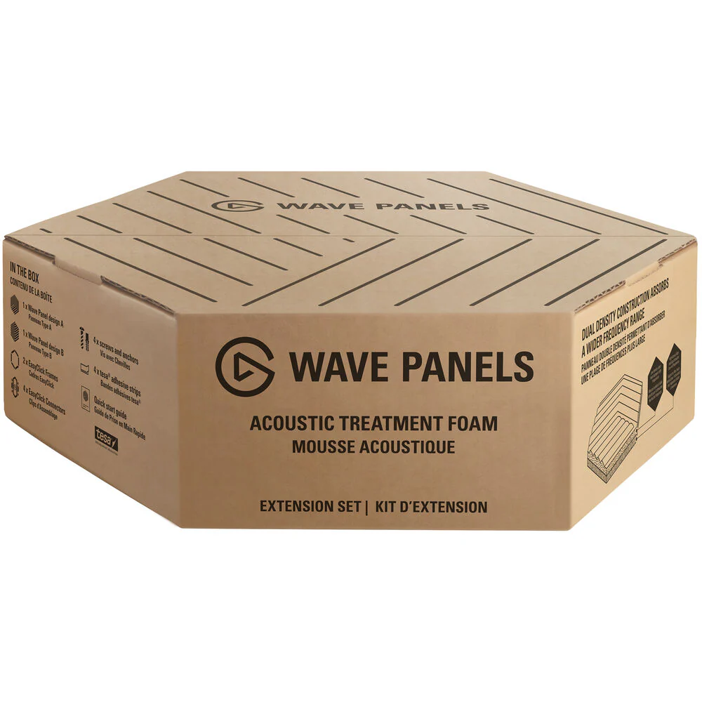 Elgato Mousse Acoustique Wave Panels Extension Set Noir Ref: 10AAK9901 - Image 4