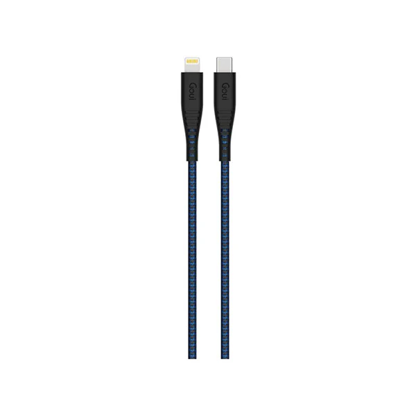 Goui Flex Câble Type-C vers Lightning de 2 mètres - Bleu foncé