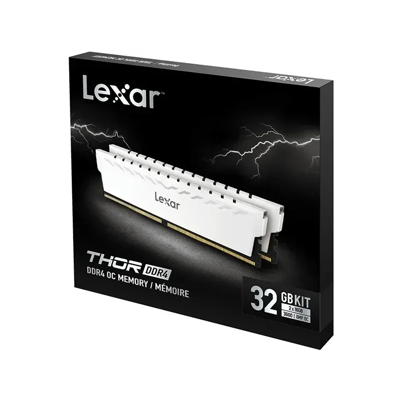 LEXAR THOR 32GB (2x16GB) DDR4 3600Mhz CL18 Blanc - Image 3