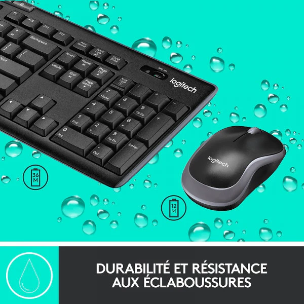 Logitech Desktop MK270 Sans-fil (AZERTY) - Image 2