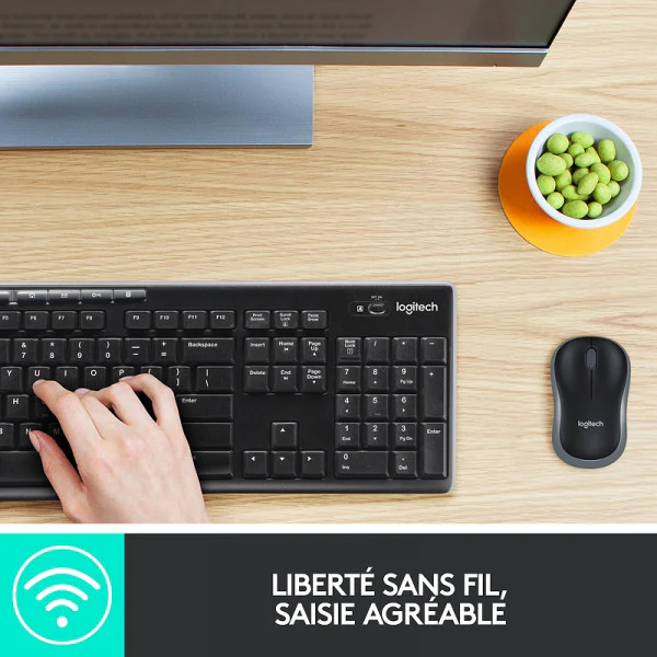 Logitech Desktop MK270 Sans-fil (Qwerty) - Image 2