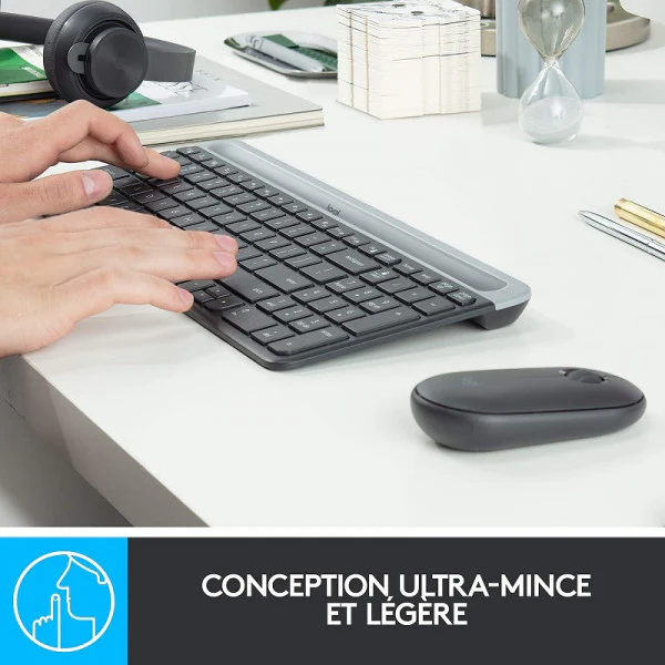 Logitech Desktop MK470 Sans-fil (AZERTY) - Image 3