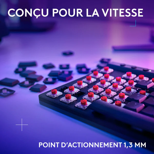Logitech G G515 TKL Lightspeed Noir (Tactile Version AZERTY ) - Image 3
