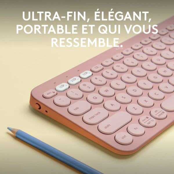 Logitech Pebble Keys 2 K380s (Rose) - Image 2