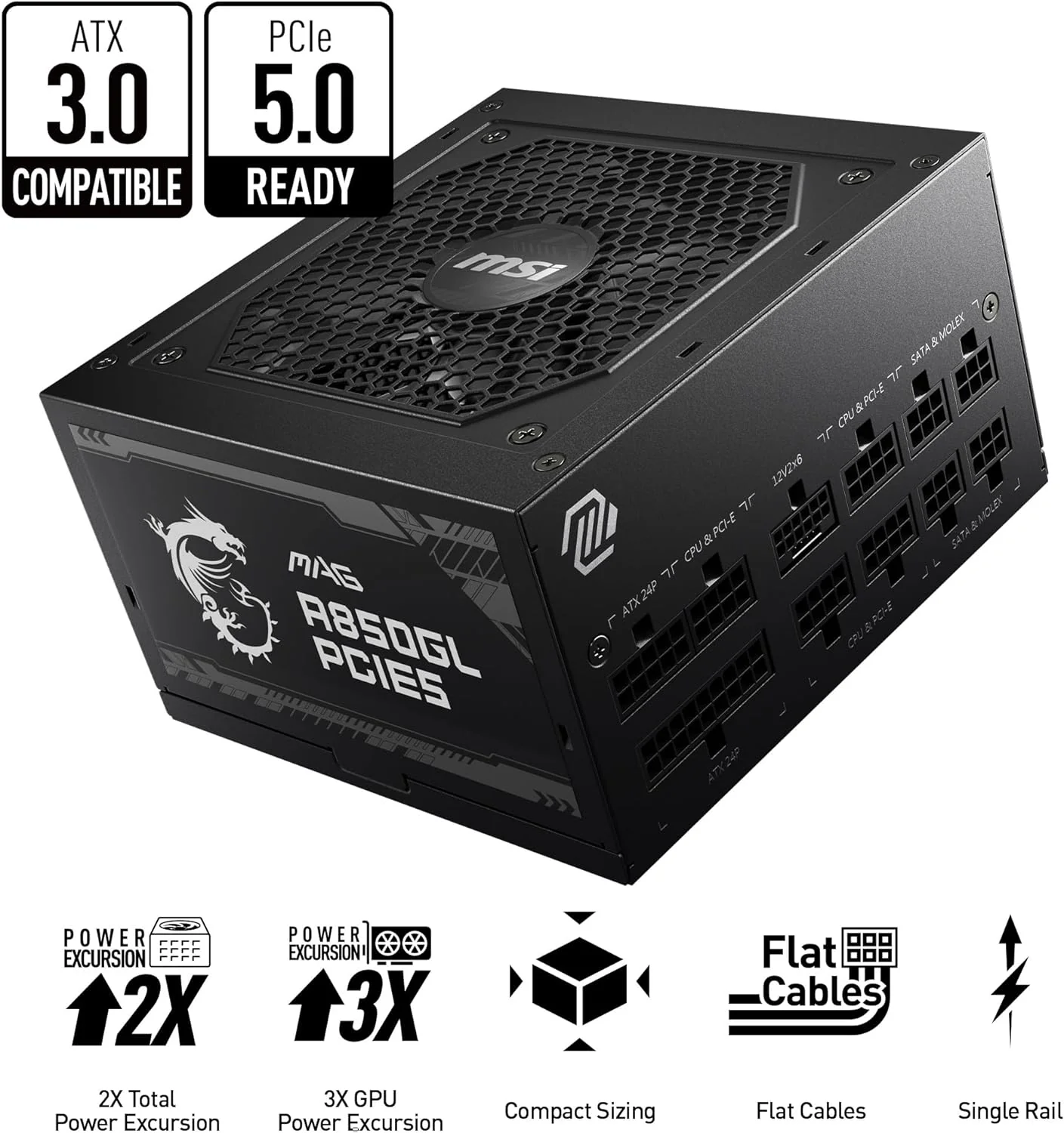 MSI Alimentation PC MAG A850GL PCIE5 - Image 11