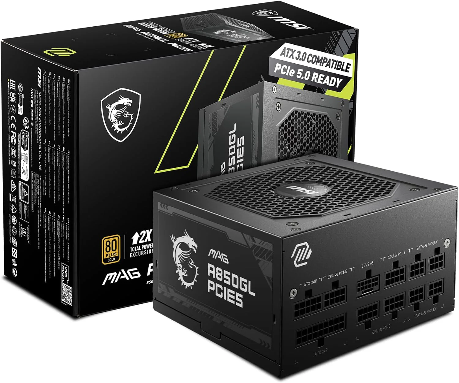 MSI Alimentation PC MAG A850GL PCIE5 - Image 5