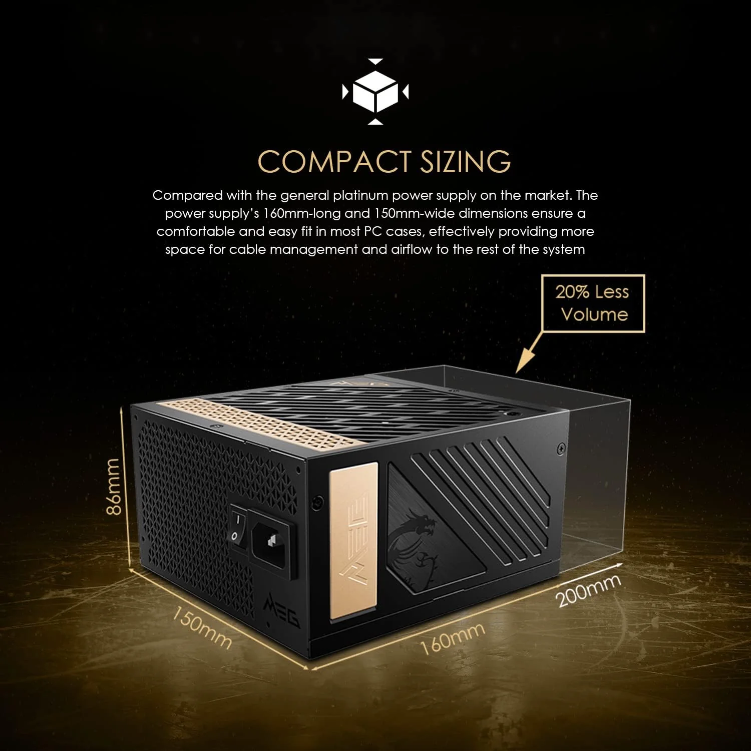 MSI Alimentation PC MEG Ai1300P PCIE5 - Image 5