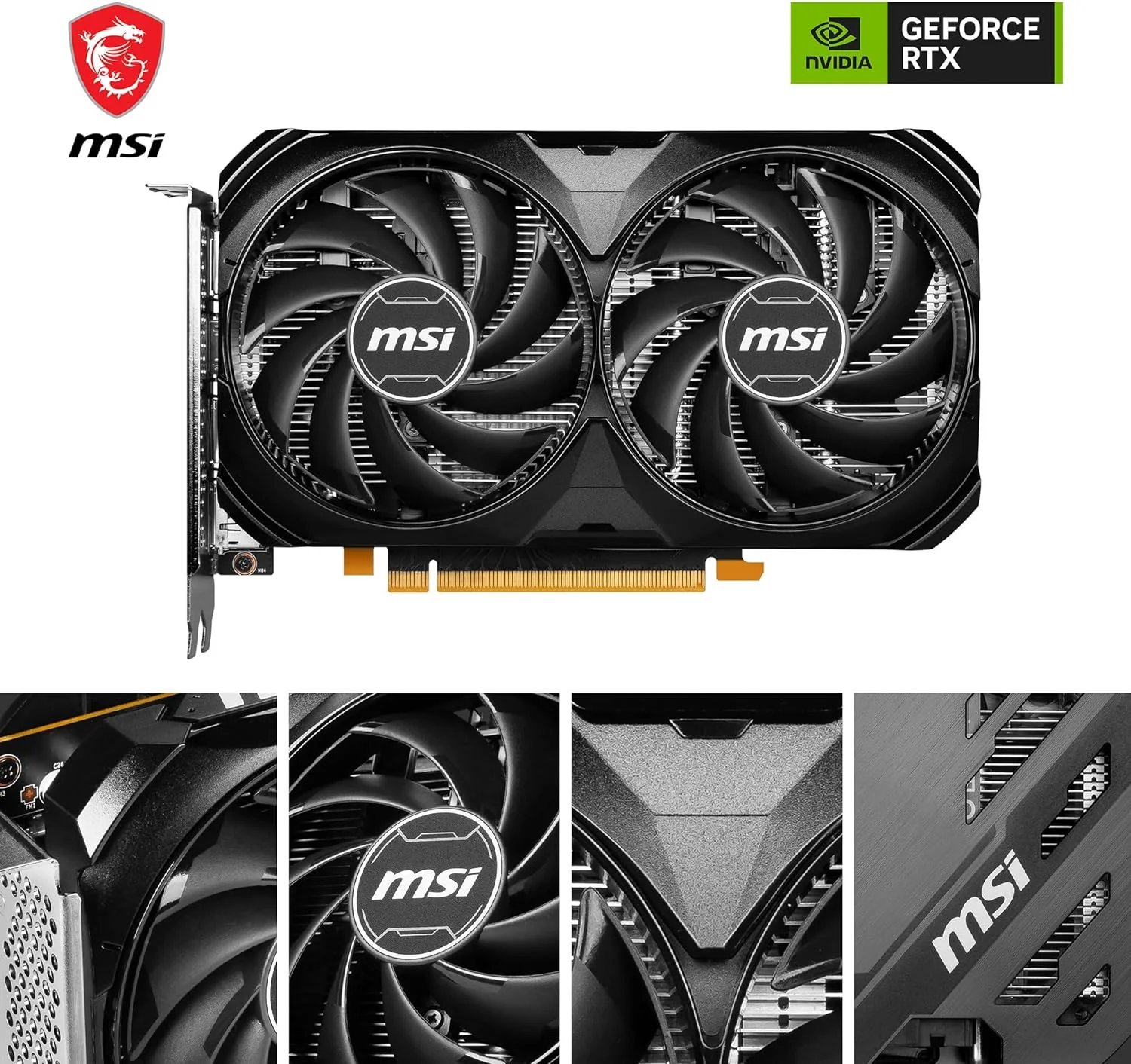 MSI Carte Graphique GeForce RTX 4060 VENTUS 2X 8G OC - Image 4