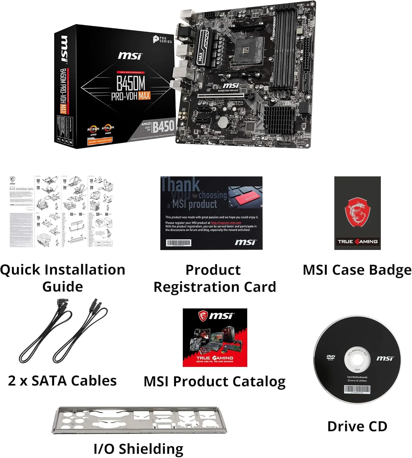 MSI Carte Mère B450M PRO-VDH MAX - Image 4
