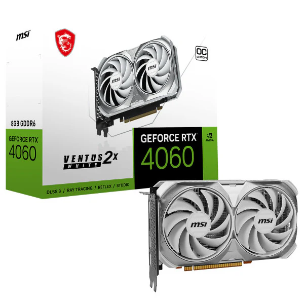 MSI GeForce RTX 4060 VENTUS 2X WHITE OC 8GB GDDR6 - Image 5