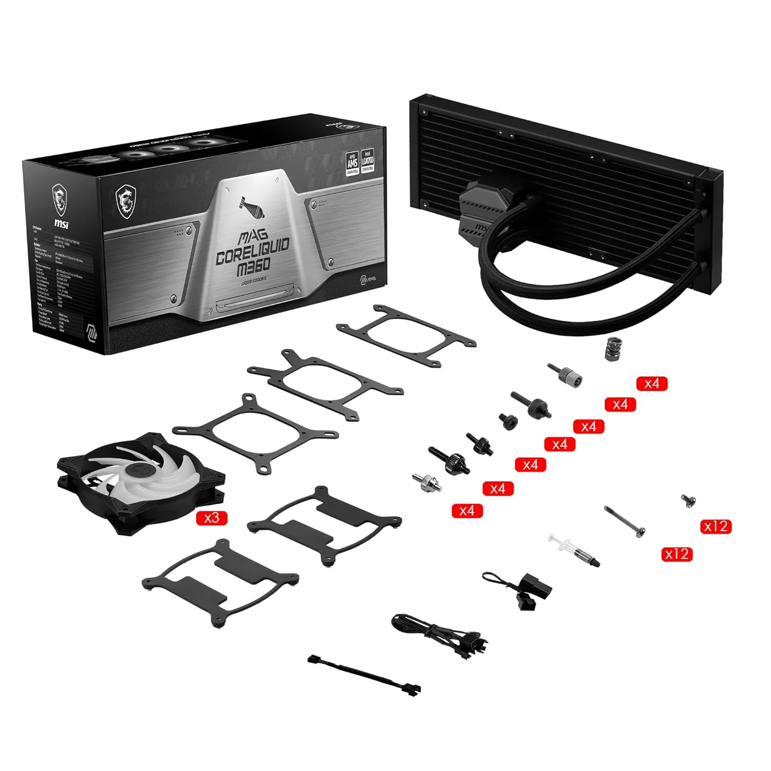 MSI Refroidisseur MAG CORELIQUID M360 - Image 4