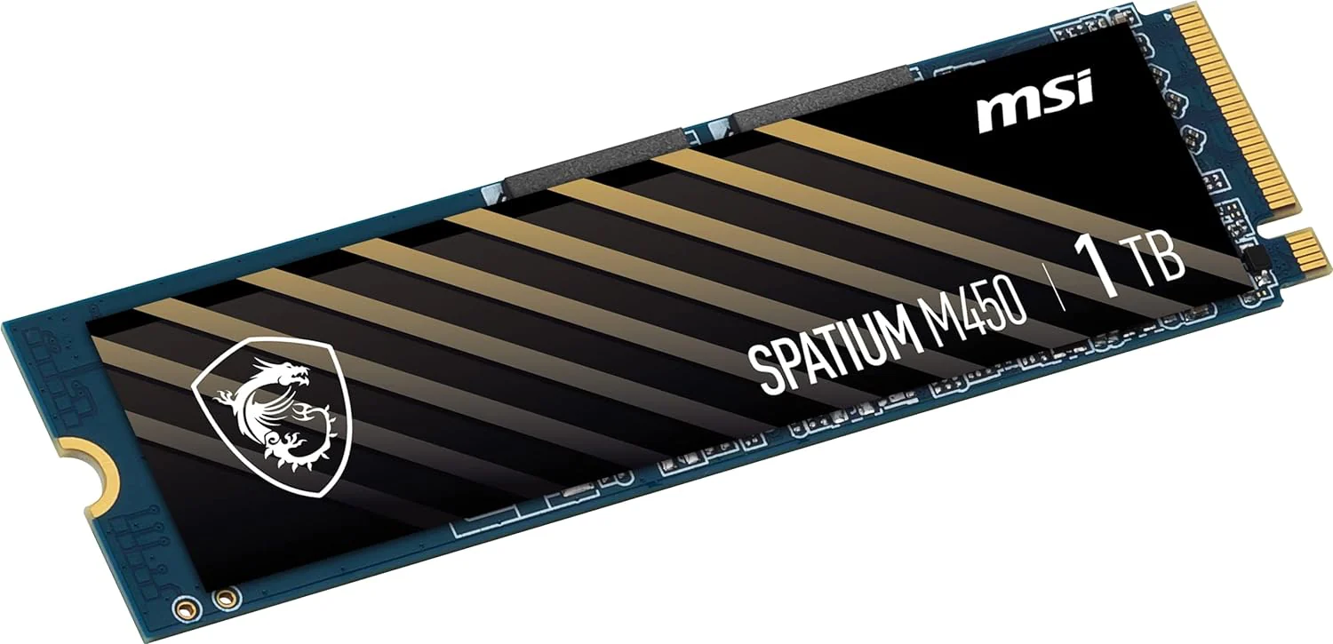 MSI SSD Interne SPATIUM M450 PCIe 4.0 NVMe M.2 1TB - Image 2