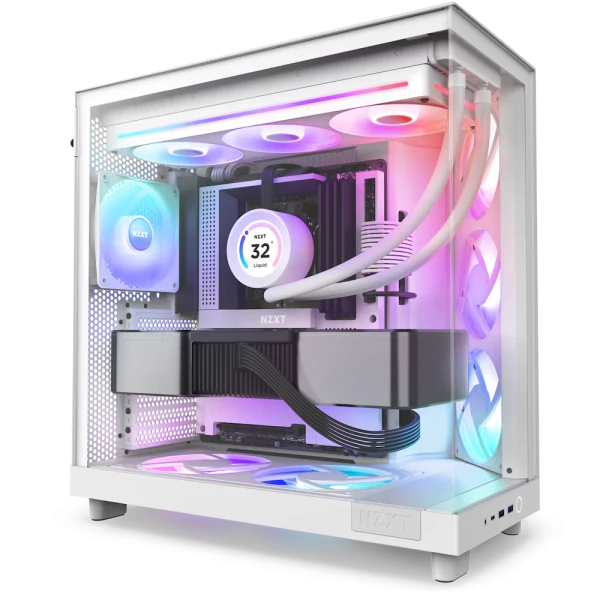 NZXT F360 RGB Core (White) - Image 3