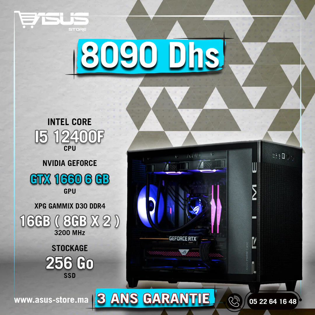 PC GAMER INTEL CORE i5 12400F-GTX 1660