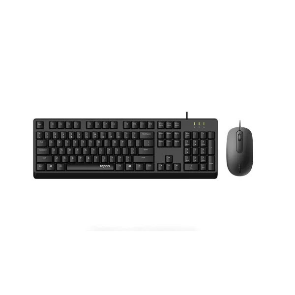 Rapoo Ensemble filaire Souris + Clavier Rapoo X130PRO (AZERTY Français)