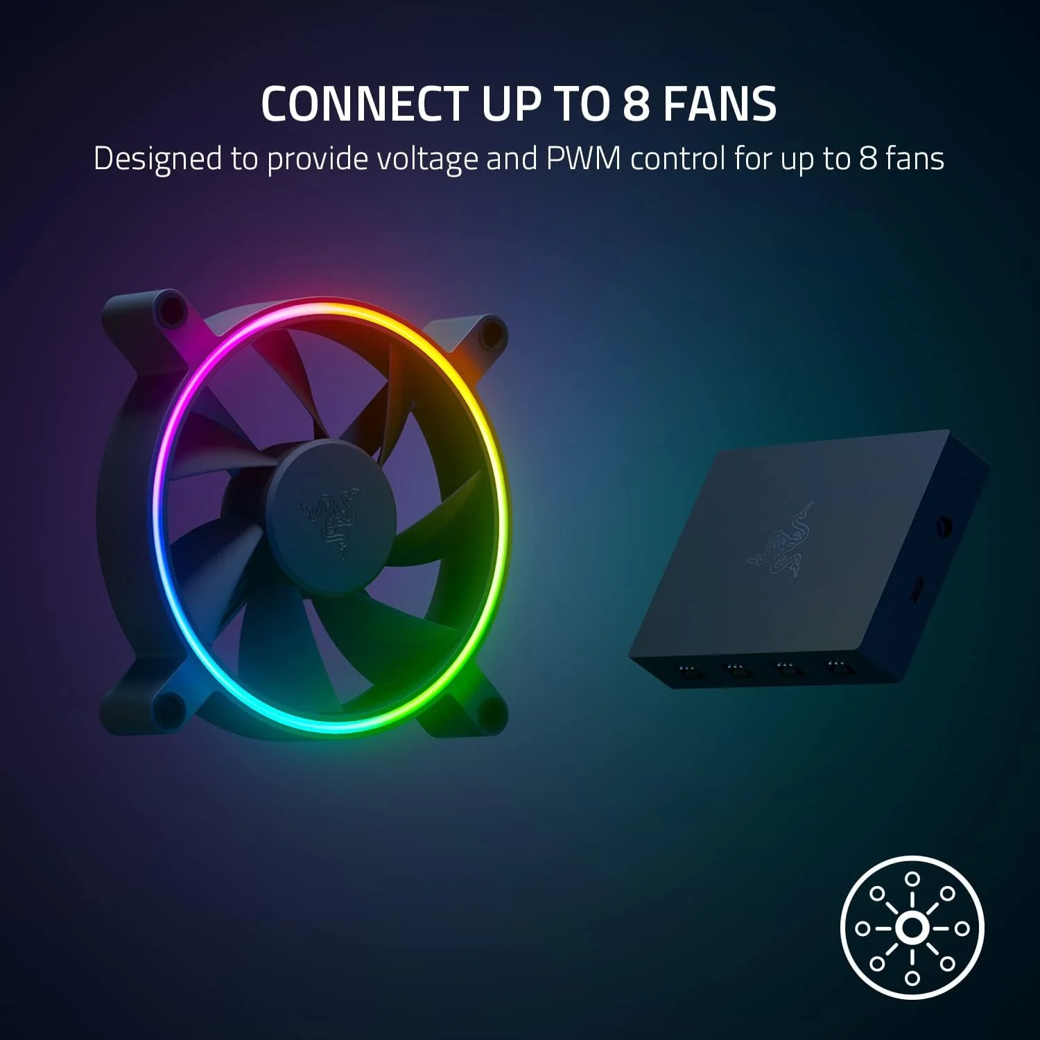Razer PWM Gaming PC Fan Controller  Ref: RZ34-02140700-R3M1 - Image 6