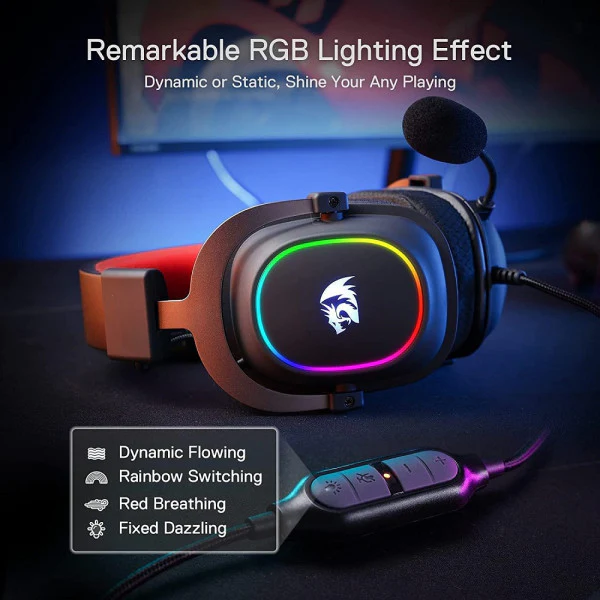 Redragon H510 Zeus-X RGB Wired Gaming Headset - Image 2