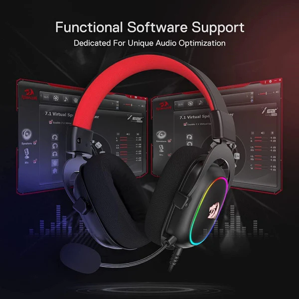 Redragon H510 Zeus-X RGB Wired Gaming Headset - Image 4