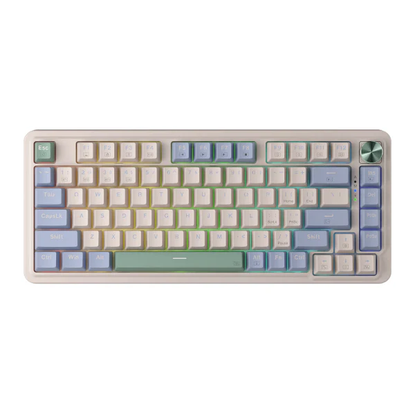 Redragon K673 PRO 75% Wireless RGB Red Switches (Vintage Blue) - Image 2